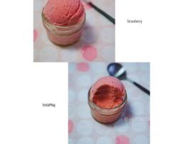 酸奶草莓冰激凌