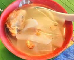 萝卜虾米鲮鱼角汤