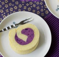 酸奶紫薯蛋糕卷