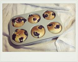 blueberry muffin  爆浆咯