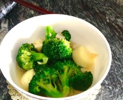 西兰花日本豆腐素汤《减脂餐系列