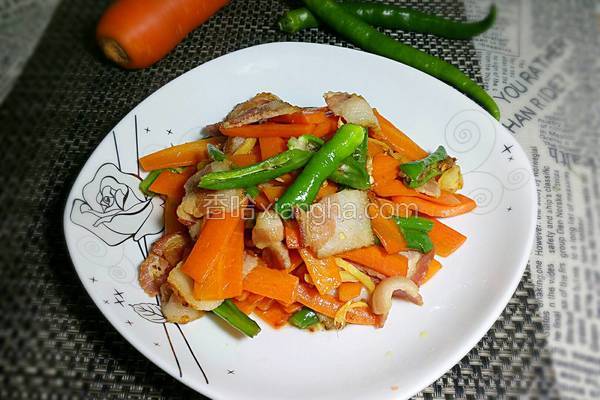 培根胡萝卜