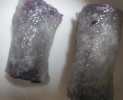 西米粉小点心水晶紫薯卷