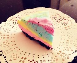 6寸彩虹慕斯蛋糕