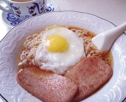 太阳蛋清汤面2人份