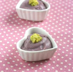 辅食:牛油果紫薯米粉
