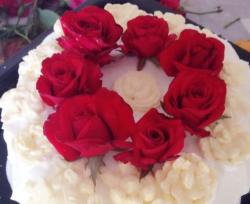 玫瑰裱花蛋糕