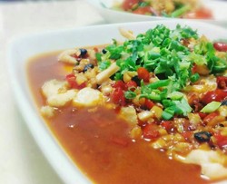 沸腾的鱼片