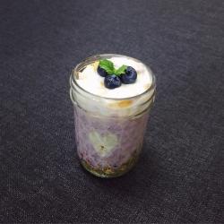 Blueberry banana smoothie 蓝莓香蕉奶昔