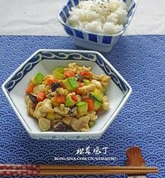 松茸鸡丁