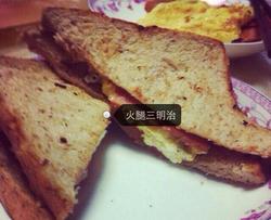 全麦火腿三明治
