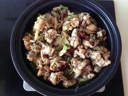 塔吉锅版豆角焖田鸡