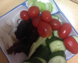 我的素食水果蔬菜餐