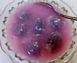 自制紫薯汤圆