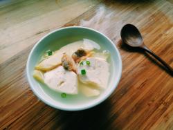 冬笋蛤蜊豆腐汤