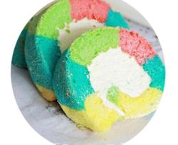 创意彩虹蛋糕卷