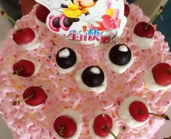 8寸简单大方蛋糕