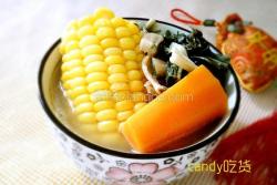 玉米扁鱼菜干汤
