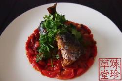 小番茄燉煮青花魚
