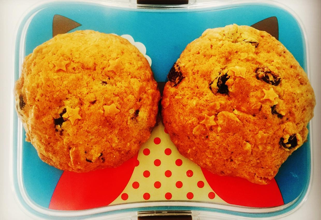 葡萄干白巧克力心甜饼