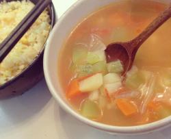 冬日最舒服温暖的五蔬汤
