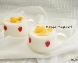 小清新芒果酸奶