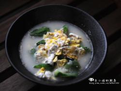 姜蛋丝瓜汤