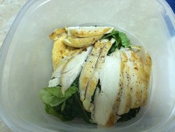 杂蔬烤鸡