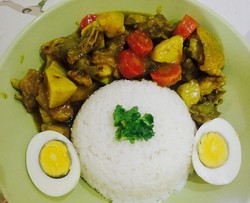咖喱鸡饭