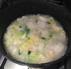 鸡肉白菜粥