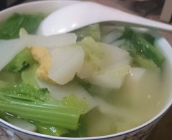 白煮萝卜青菜