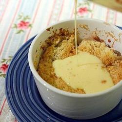 传统英式甜点Apple Crumble