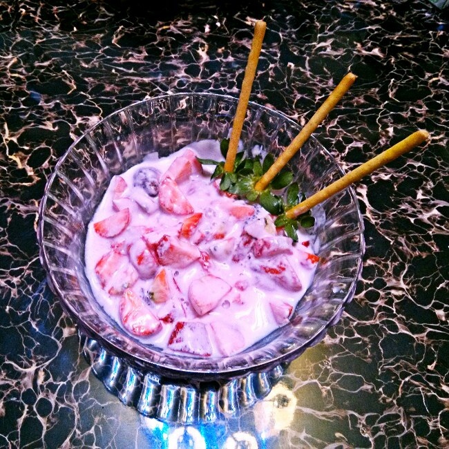 低脂草莓酸奶