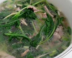 萝卜苗瘦肉汤