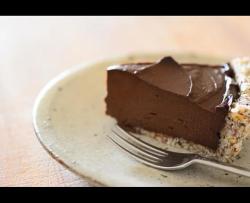 牛油果巧克力塔 avocado chocolate tart