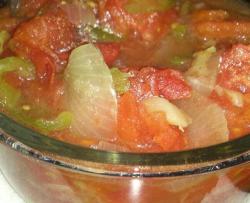 一个番茄蔬菜汤