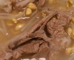 豆芽扇骨汤