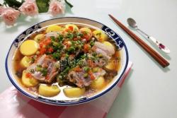 五花肉蒸豆腐