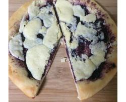 蓝莓酥皮披萨
