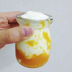 芒果酱酸奶