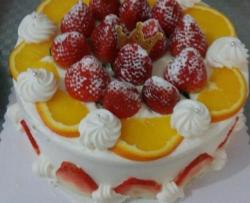 水果淡奶油蛋糕