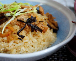 台湾篇 电饭煲油饭 糯米与普通大米