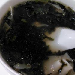 海鲜紫菜混沌汤