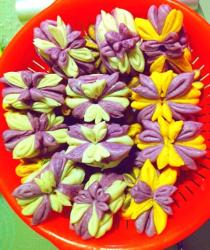 紫薯莲花馒头