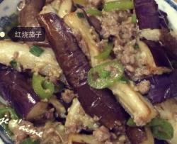 红烧肉末茄子