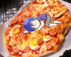 鸡蛋火腿披萨