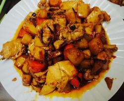 土豆烧鸡腿