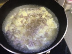 蛋花肉末汤