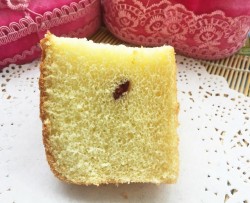 让蛋糕增加一抹新色之蔓越莓椰蓉戚风蛋糕