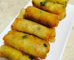 家庭版春卷#午餐